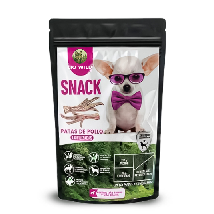 Snacks para perros liofilizado patas de pollo