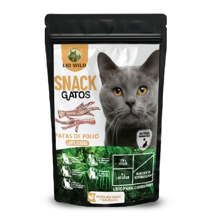Snacks para gatos liofilizado patas de pollo